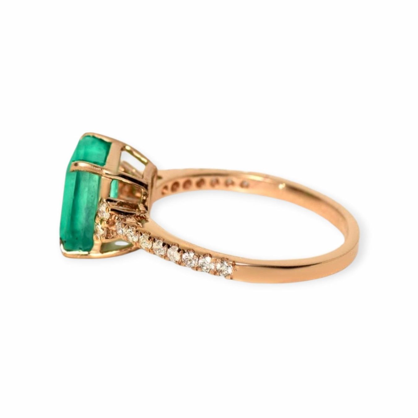 Ringe: Smaragd-Ring 14k Roségold 2,64ct – Neu und originalverpackt aus Illnau von Juwelier_Mahler_GmbH 2