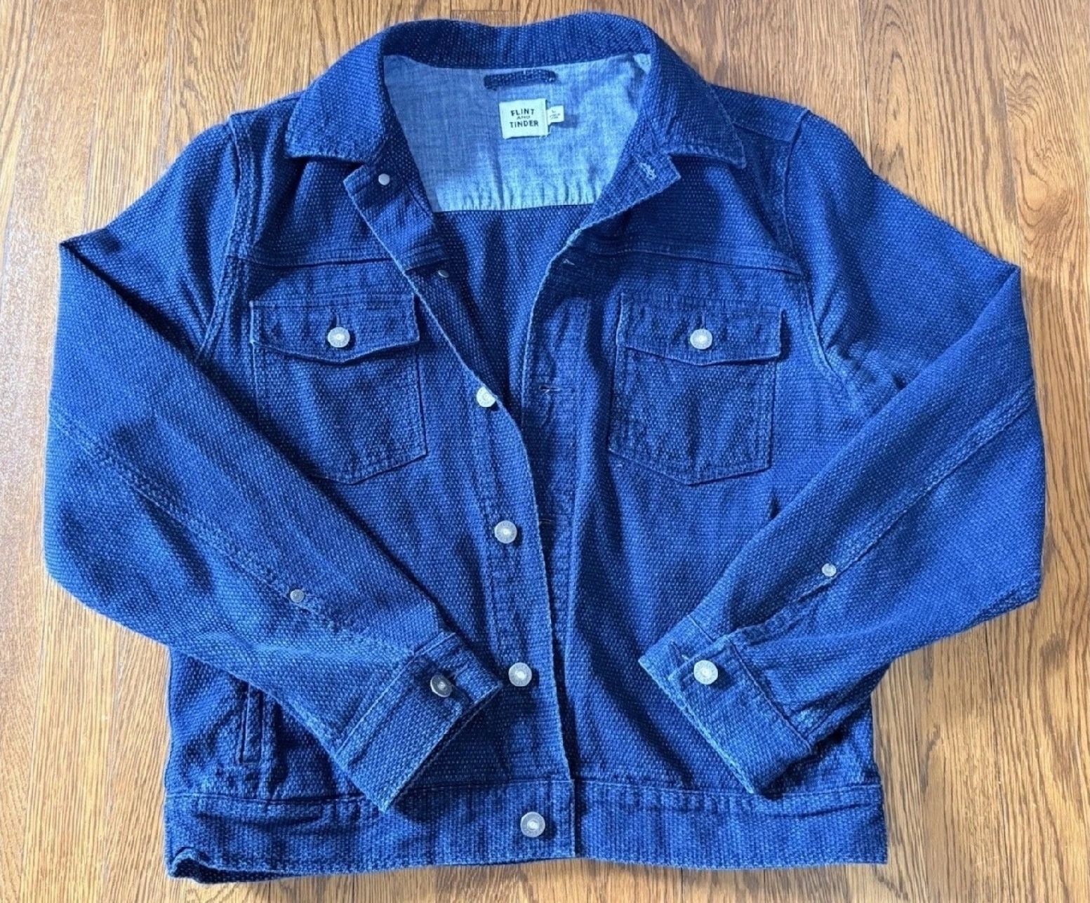 Jacken: Flint and Tinder blue jacket. Size L  – Gebraucht aus Bern von J0eR0