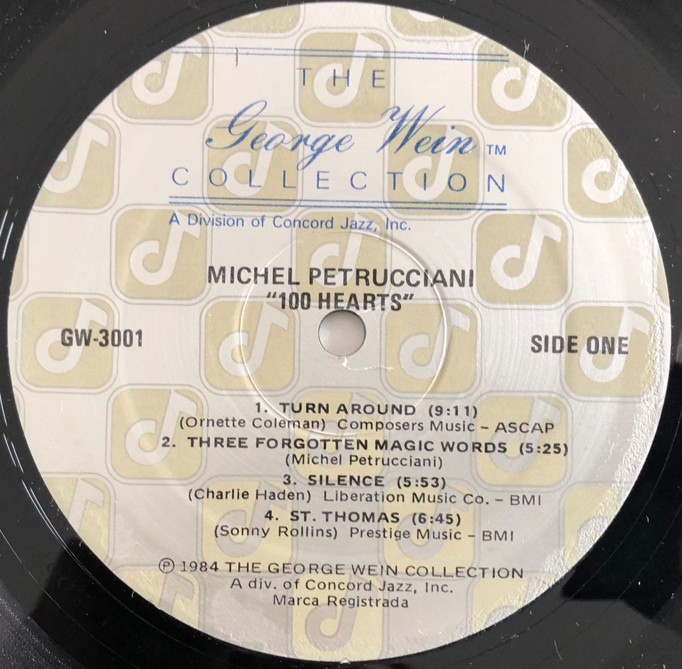 Vinyles: MICHEL PETRUCCIANI - 100 HEARTS – D'occasion à Poliez-Pittet par Newtown-Records 3