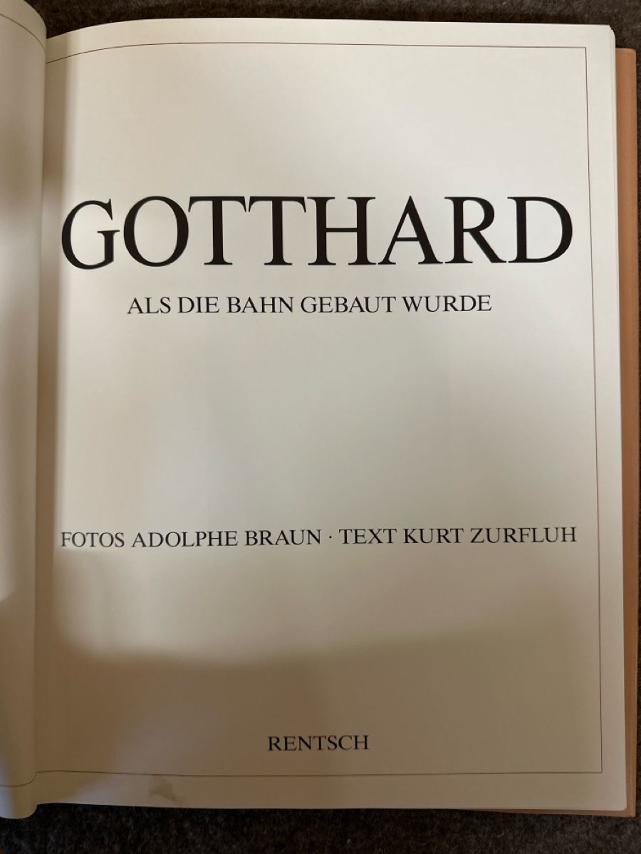 Libri: Gotthard - Als die Bahn gebaut wurde – Usato da Baar venduto da Hillsboro 4