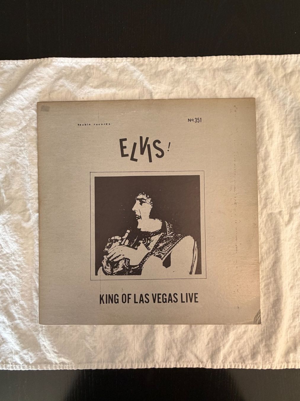 LP Elvis Presley King of Las Vegas Live Bootleg Wizardo USA (Gebraucht ...