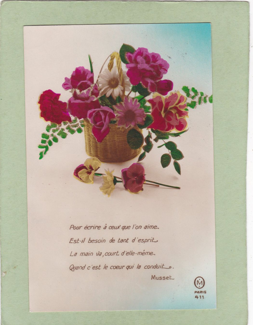 Cartoline postali: Kitsch Blumen 1927 – Usato da Herisau venduto da Lisegrat2008