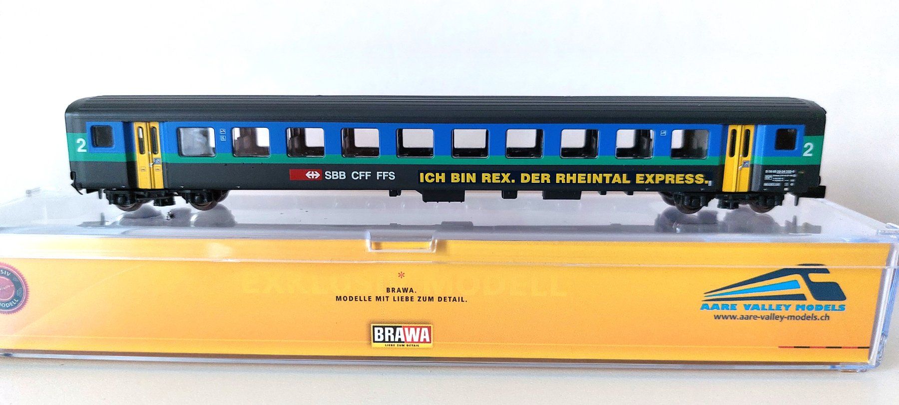 Brawa Modellini di ferrovie: Brawa / Aare Valley Models EW II SBB " REX " 65245 – Nuovo e nell'imballaggio originale da Biberist venduto da Ntrains