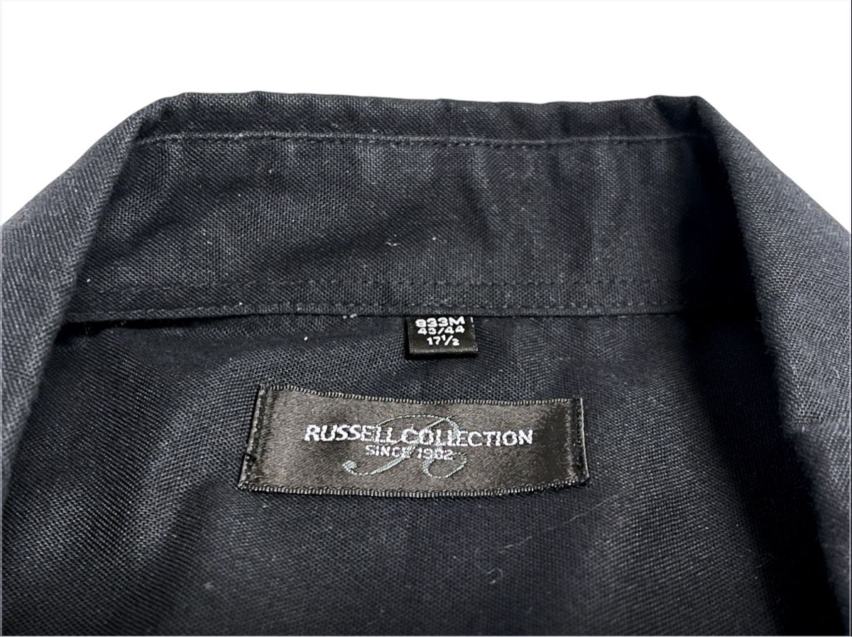 Camicie: Schwarzes Highlander Basel Hemd - Russell Collection, XL 54 – Usato da Luzern venduto da woti-shop 5