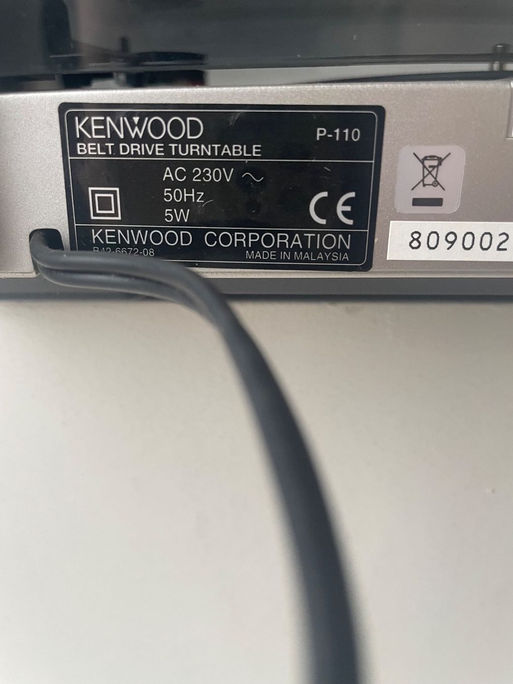Giradischi: Kenwood P-110 Stereo Automatic Turntable System – Usato da Minusio venduto da Pink222 1