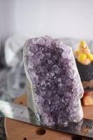 Amethyst Druse  7cm x 5 cm     Räumung    (1)