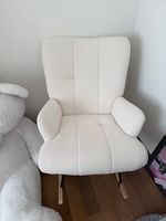 Schaukelstuhl in Teddy Optik wie Neu