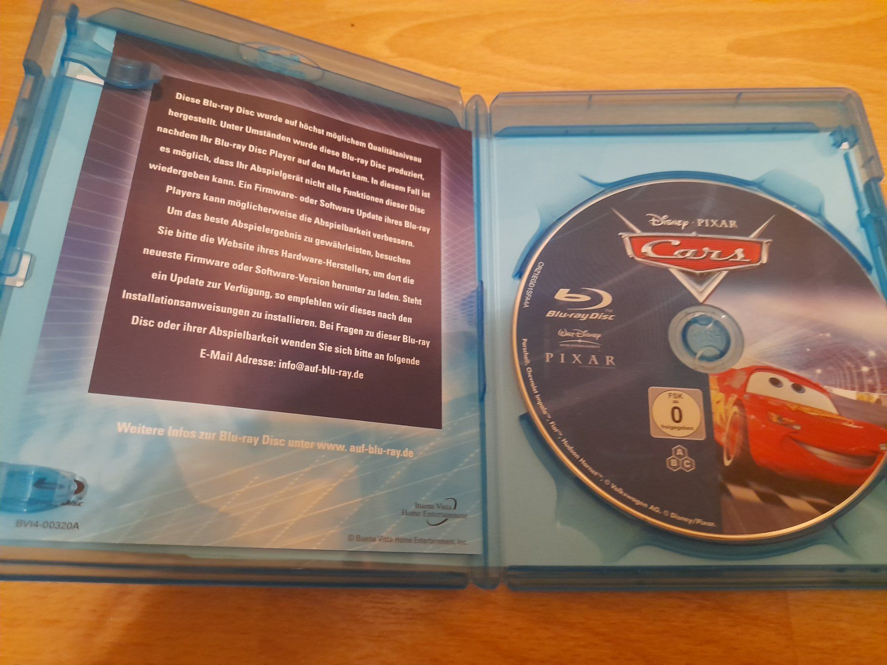 Tutti i DVDs: Disney Pixar Cars Blu-ray – Usato da Lustmühle venduto da chevi03 1