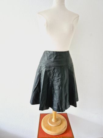 ROCK MICHAEL KORS 36 S LEDER OPTIK, TOP ZU zimmermann bluse