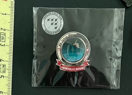 50 Jahre Patrouille Suisse Matterhorn Flag / Pin Ovp neu