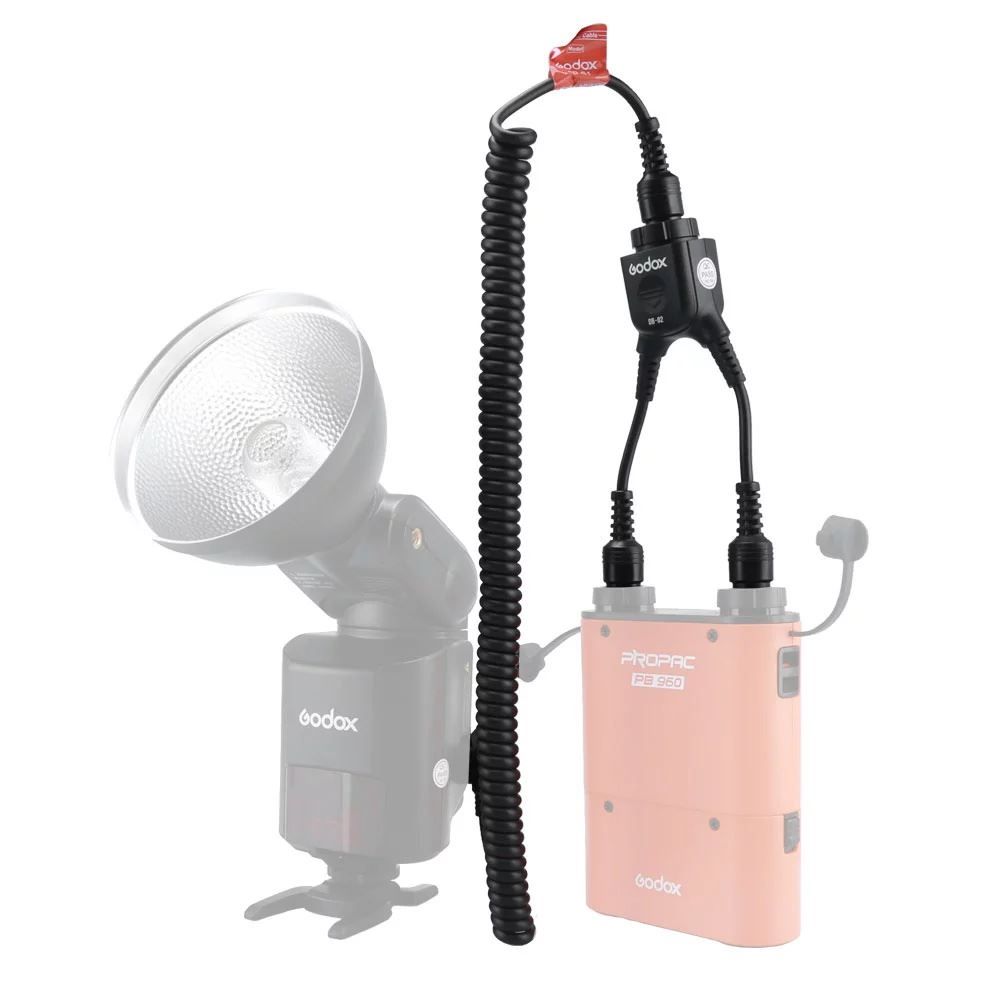 Godox Unità & Adattatore: Godox DB-02 2 bis 1 Kabel Y Typ adapter – Nuovo e nell'imballaggio originale da Malans GR venduto da BUYBEST-Schweiz 2