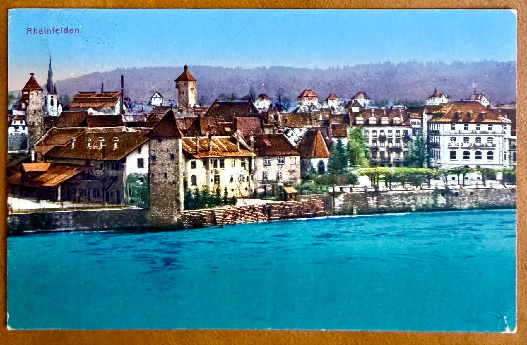 Cartoline postali: Rheinfelden - Panorama 1917 – Usato da Lutry venduto da Ediego