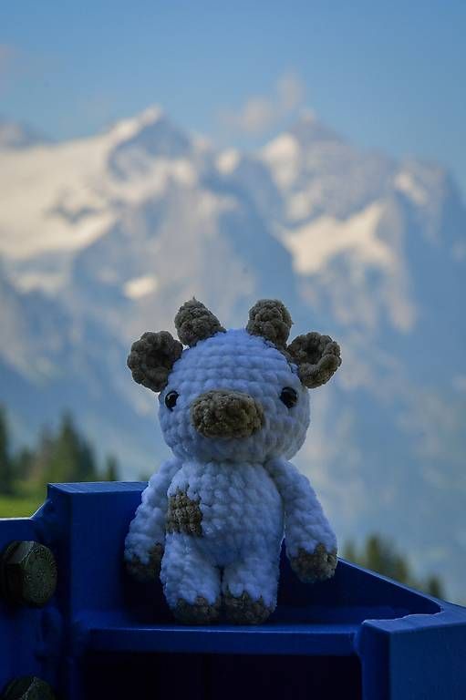 Giocattoli: Gehäkelte Kuh – Usato da Meiringen venduto da Flauschfarm