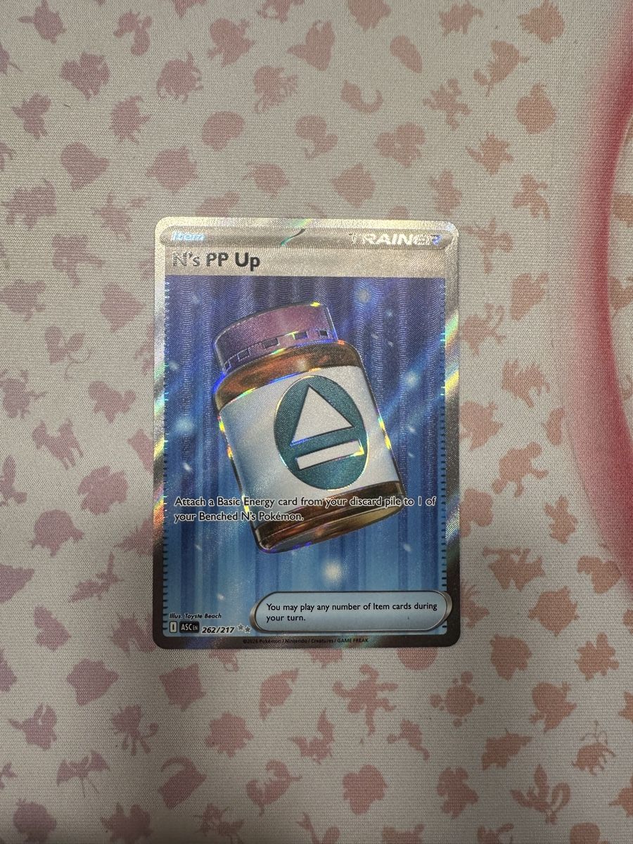 Pokémon Sammelbilder & Trading cards: N's PP UP ASC 262 ENG ab 1.-- – Gebraucht aus Recherswil von Nitschy