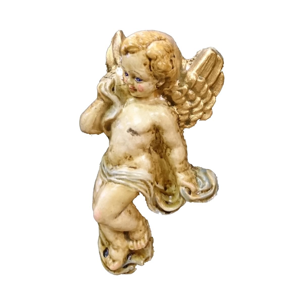 Statuette: Wettinger Kloster Engel bemalt – Nuovo e nell'imballaggio originale da Wettingen venduto da Swala