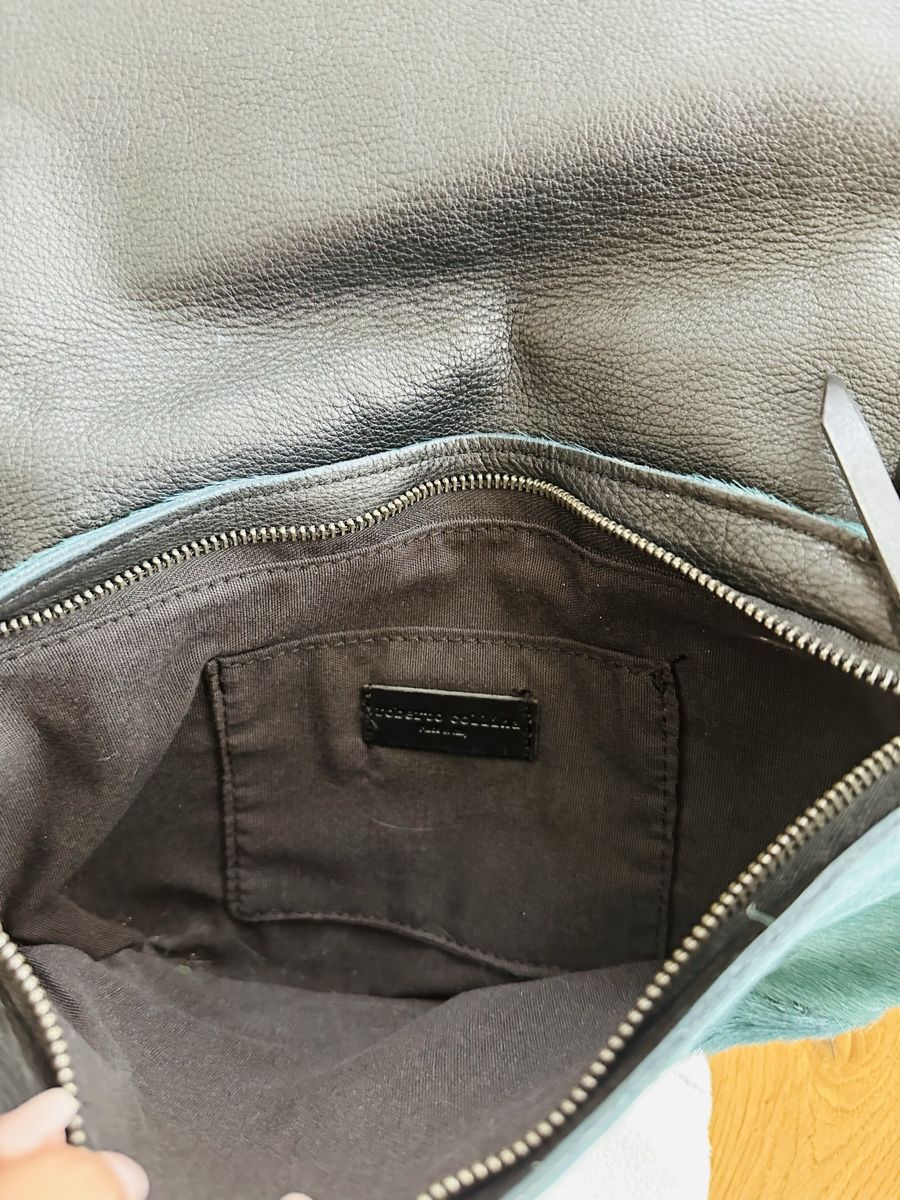 Borse da donna: Roberto Collina Tasche grün Leder – Usato da Hergiswil NW venduto da SilSa 5