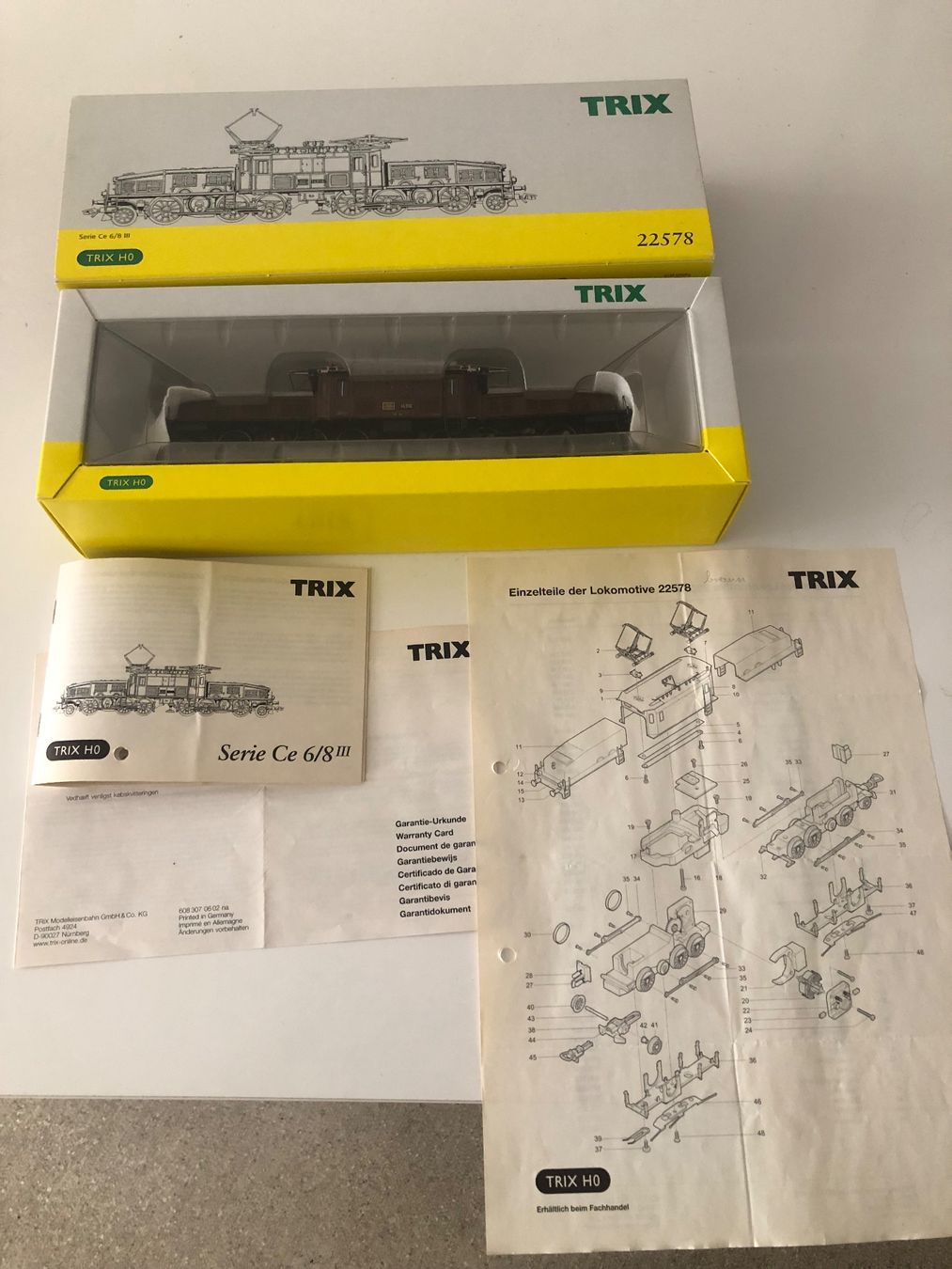 Trix Modellini di ferrovie: Trix 23578 Lok NEU – Nuovo e nell'imballaggio originale da Ostermundigen venduto da Garmin03