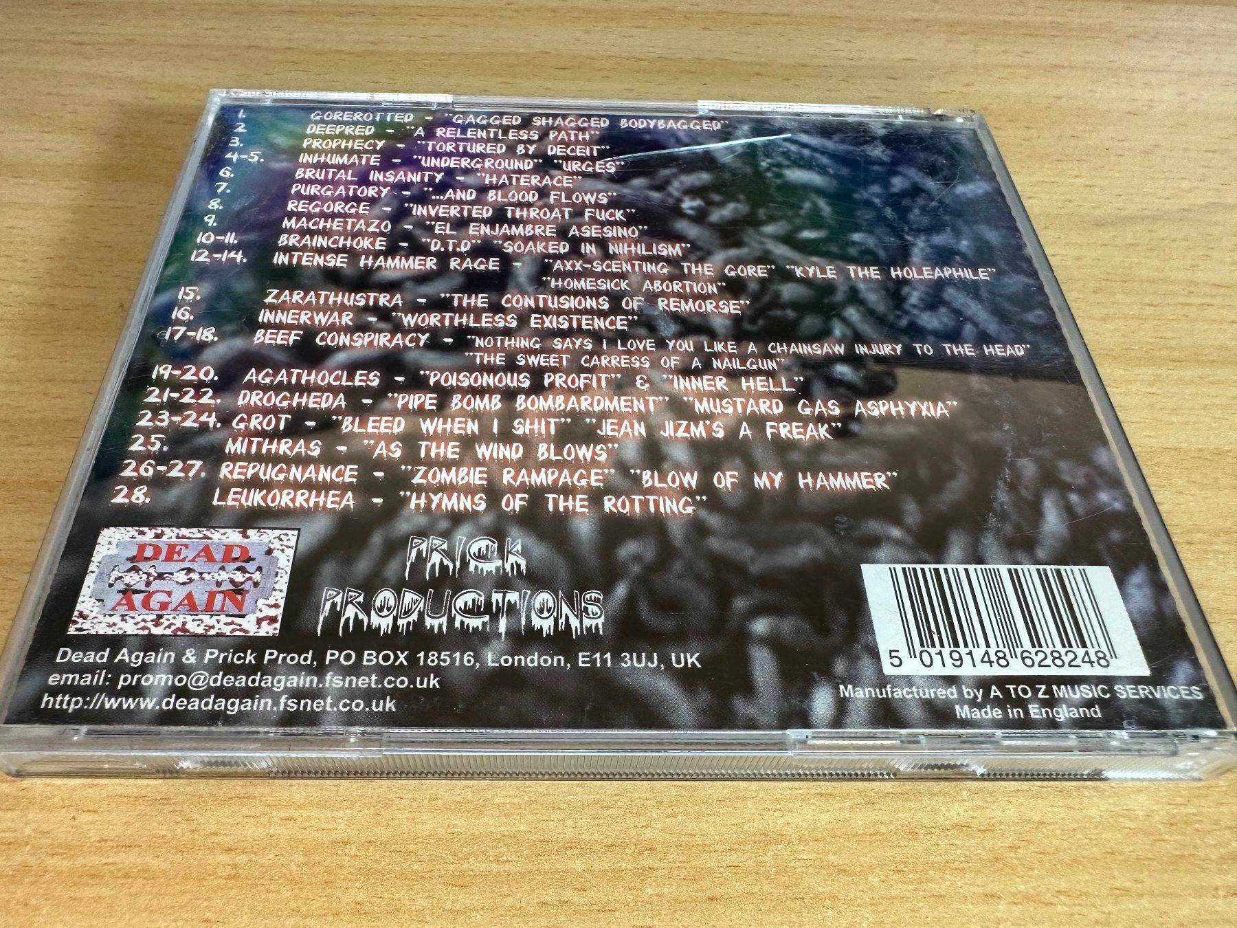 CD: Various – The Dead Pit – Usato da Rikon im Tösstal venduto da Alpenmutz 1