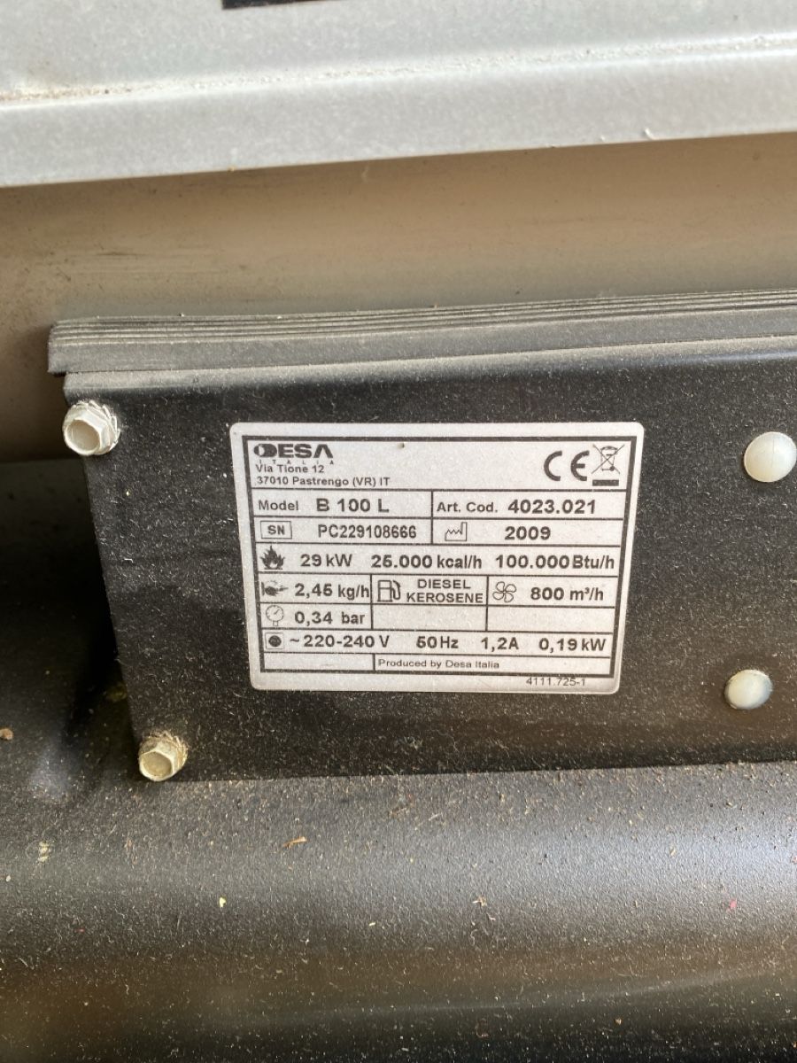 Radiatori: Heizung Heizkanone 29 kW Heizöl oder Diesel – Usato da Brugg AG venduto da nr1 1
