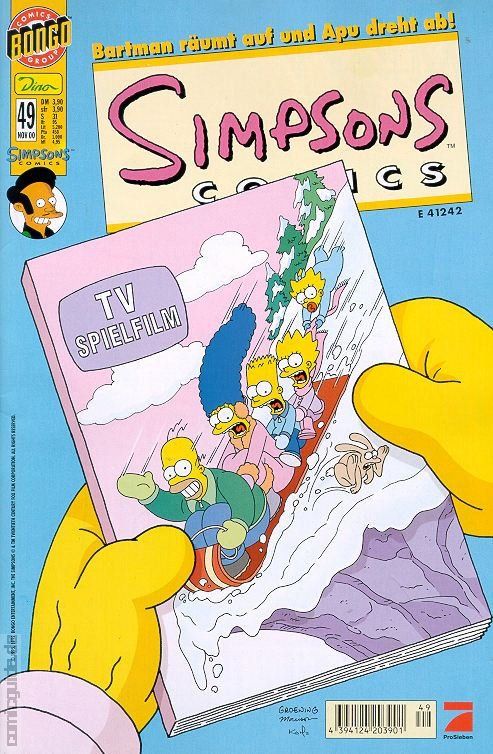 BD: Simpsons Comic #49   November 2000 mit 3 Geschichten – D'occasion à Basel par ideashop