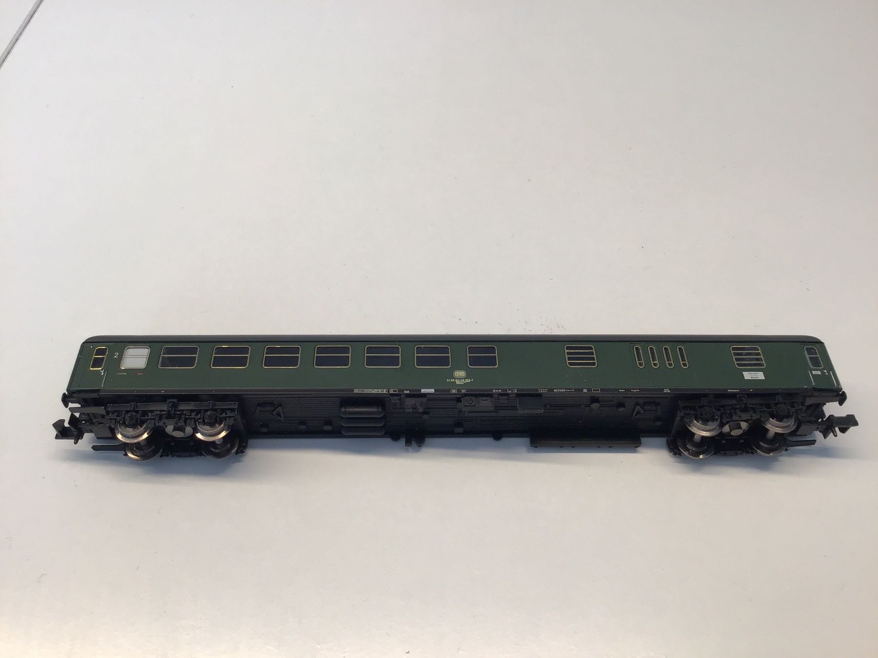 Trix Modellini di ferrovie: MINITRIX POSTWAGEN SPUR N OHNE OVP – Usato da Männedorf venduto da Modelle-aller-Art 1