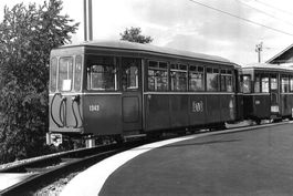 TRAM Basel retro bianco Foto