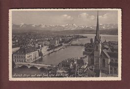 ZÜRICH - Teilansicht - Alpen