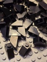 Lego 20x Dachstein 2x1 45" (3040) schwarz