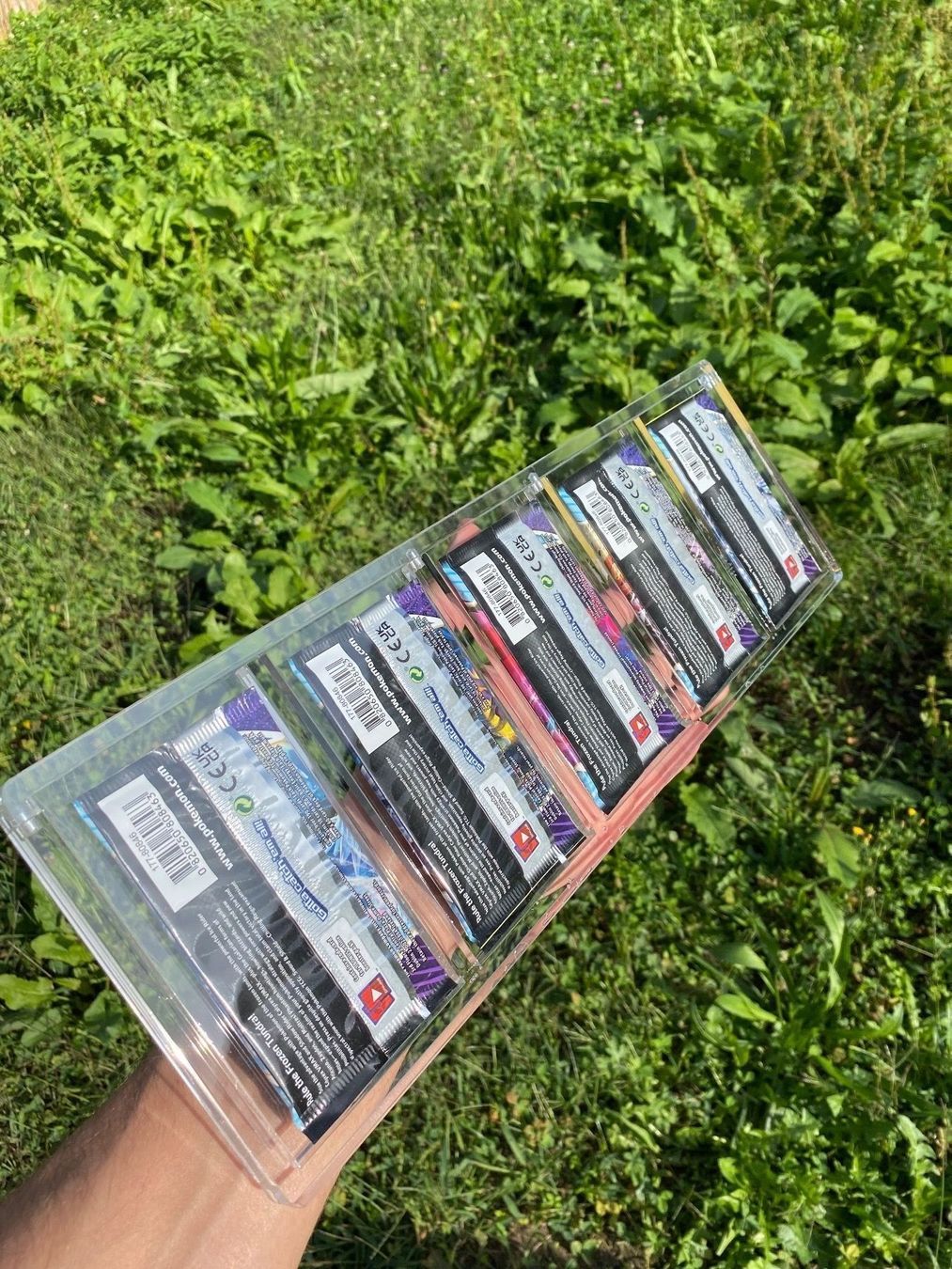 Pokémon Carte collezionabili: Pokemon Acrylic Acryl case 5 Boosters – Nuovo (secondo la descrizione) da Contone venduto da Adamantium_swiss 2