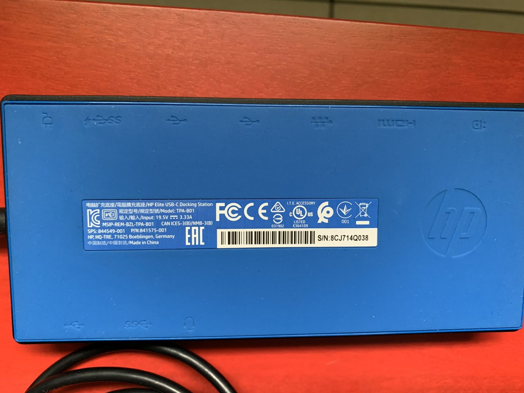 Hewlett Packard Docking station: HP Elite USB-C Docking Station – Usato da Bodio TI venduto da The_Cyrenian 2