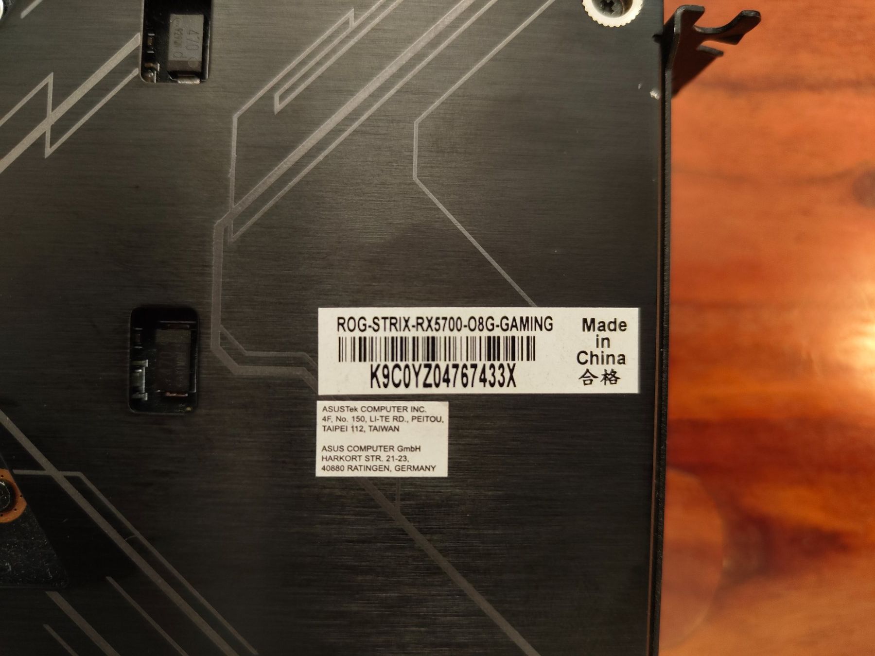 Asus Schede grafiche: ASUS Radeon ROG STRIX RX 5700 O8G GAMING – Difettoso da Heimberg venduto da mam_rj92 1