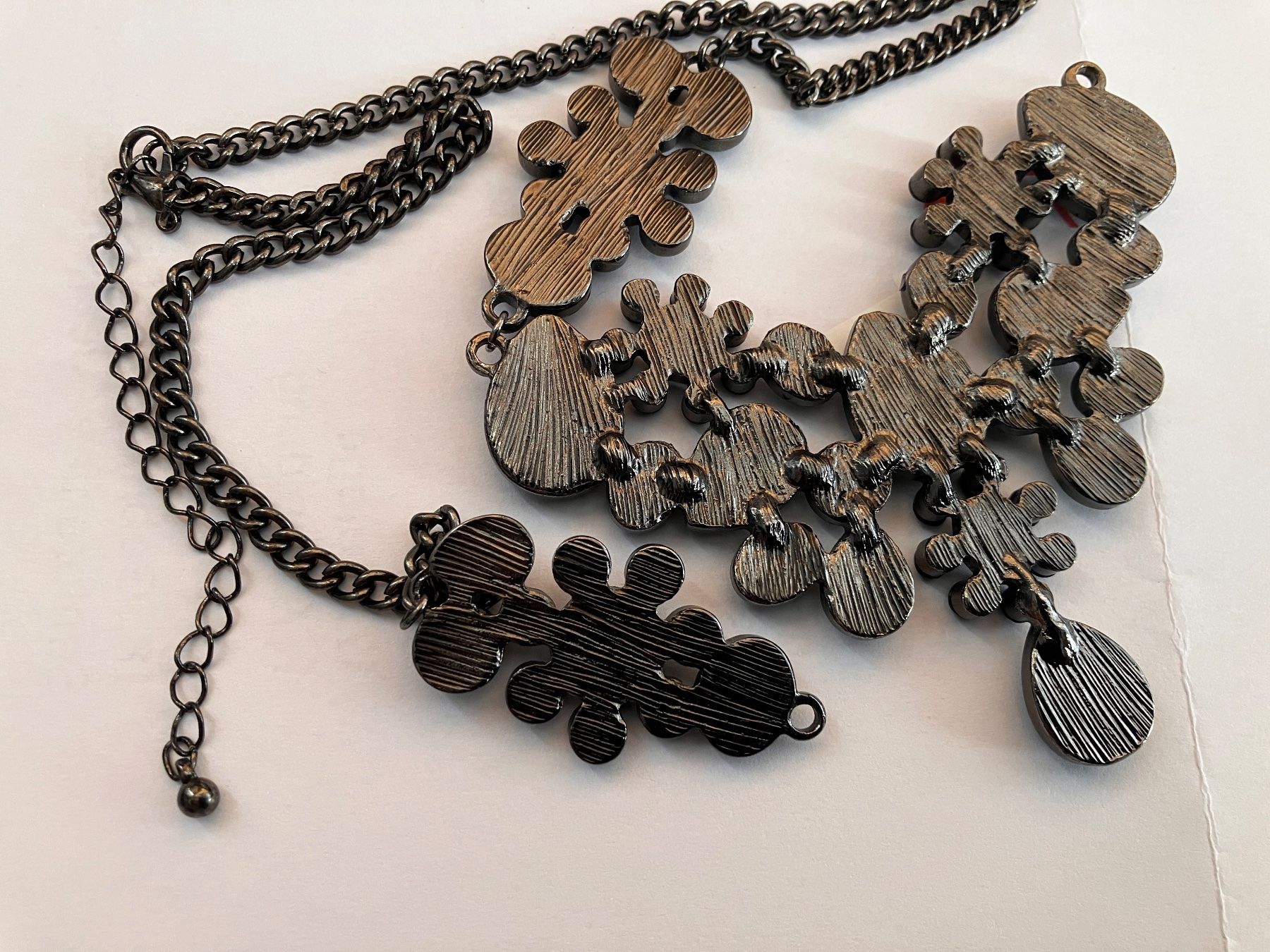 Ketten: Gothic - Statement-Kette in Schwarz – ein echter Hingucker! – Neu (gemäss Beschreibung) aus Würenlos von Jea65 5