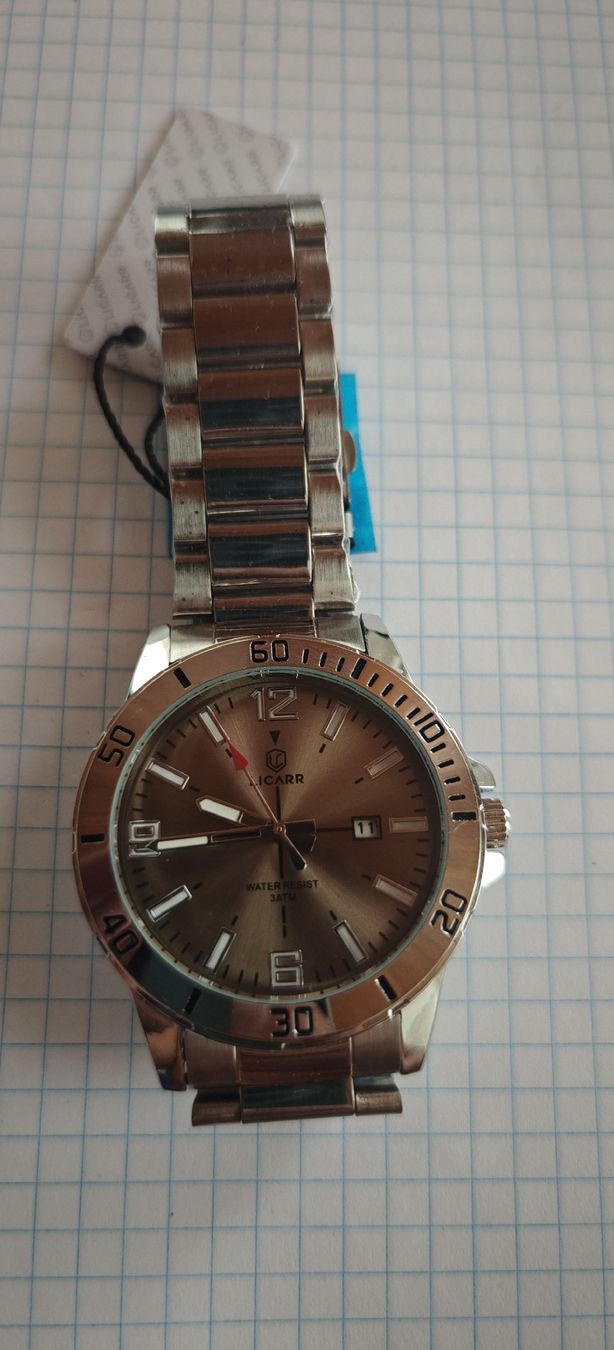 Orologi: Licarr Herrenuhr Neu Datum 3ATM – Usato da Mühleberg venduto da Volodymyr-45 1