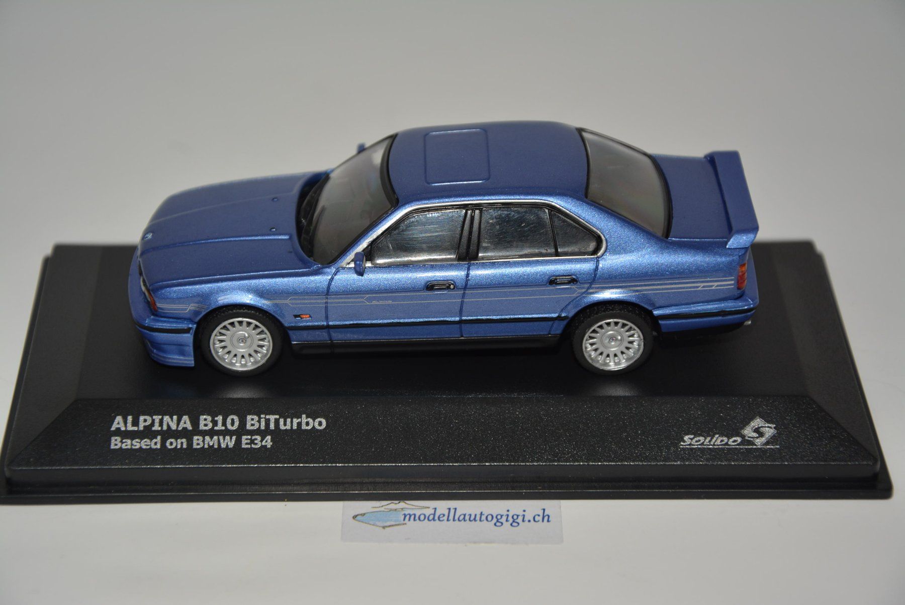Alpina Modellini d'auto: BMW E34 Alpina B10 BiTurbo , Solido , 1:43 – Nuovo e nell'imballaggio originale da Goldach venduto da Feivel9 1