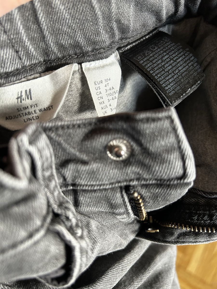 H&M Hosen: 2 jeans doublés H&M / taille 104 – Gebraucht aus Meyrin von Bronx86 2