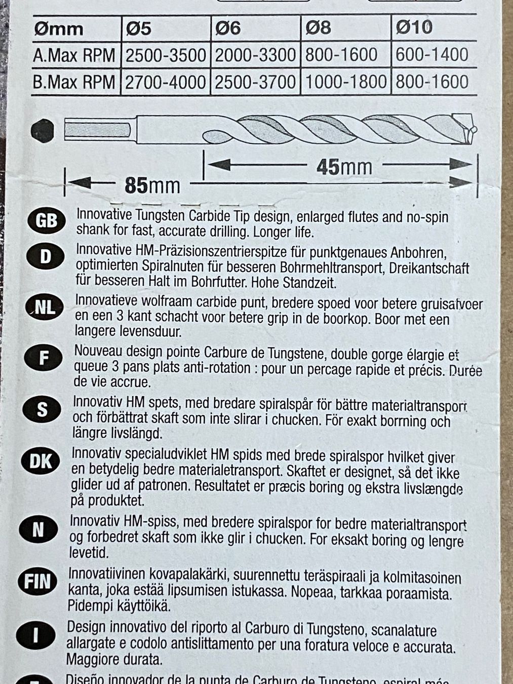 Tutti gli attrezzi: Piranha Black & Decker Hi-Tech Steinbohrer 5mm – Nuovo (secondo la descrizione) da Eschlikon TG venduto da ArtRec 5