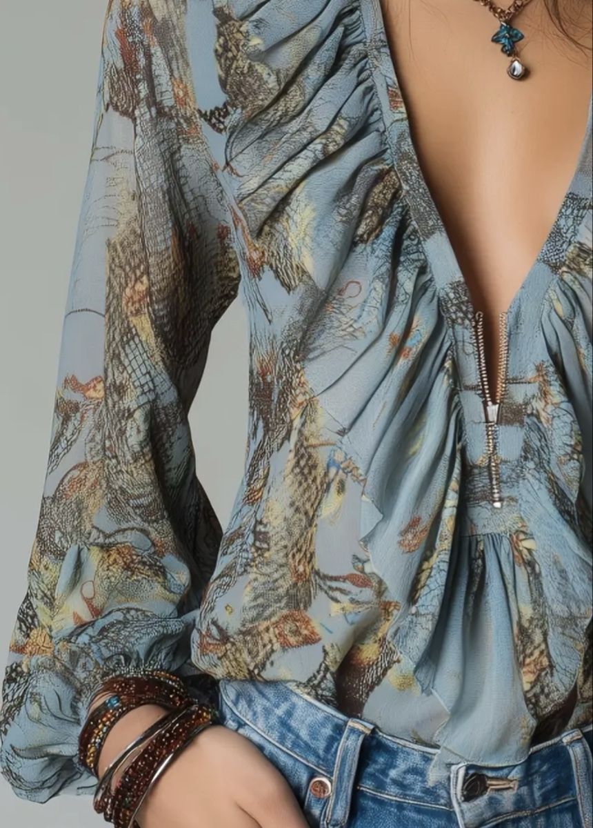 Camicette: Glamour e sexy Camicia-tg M/L-chic per primavera – Nuovo e nell'imballaggio originale da Gordevio venduto da LanaZimm 5