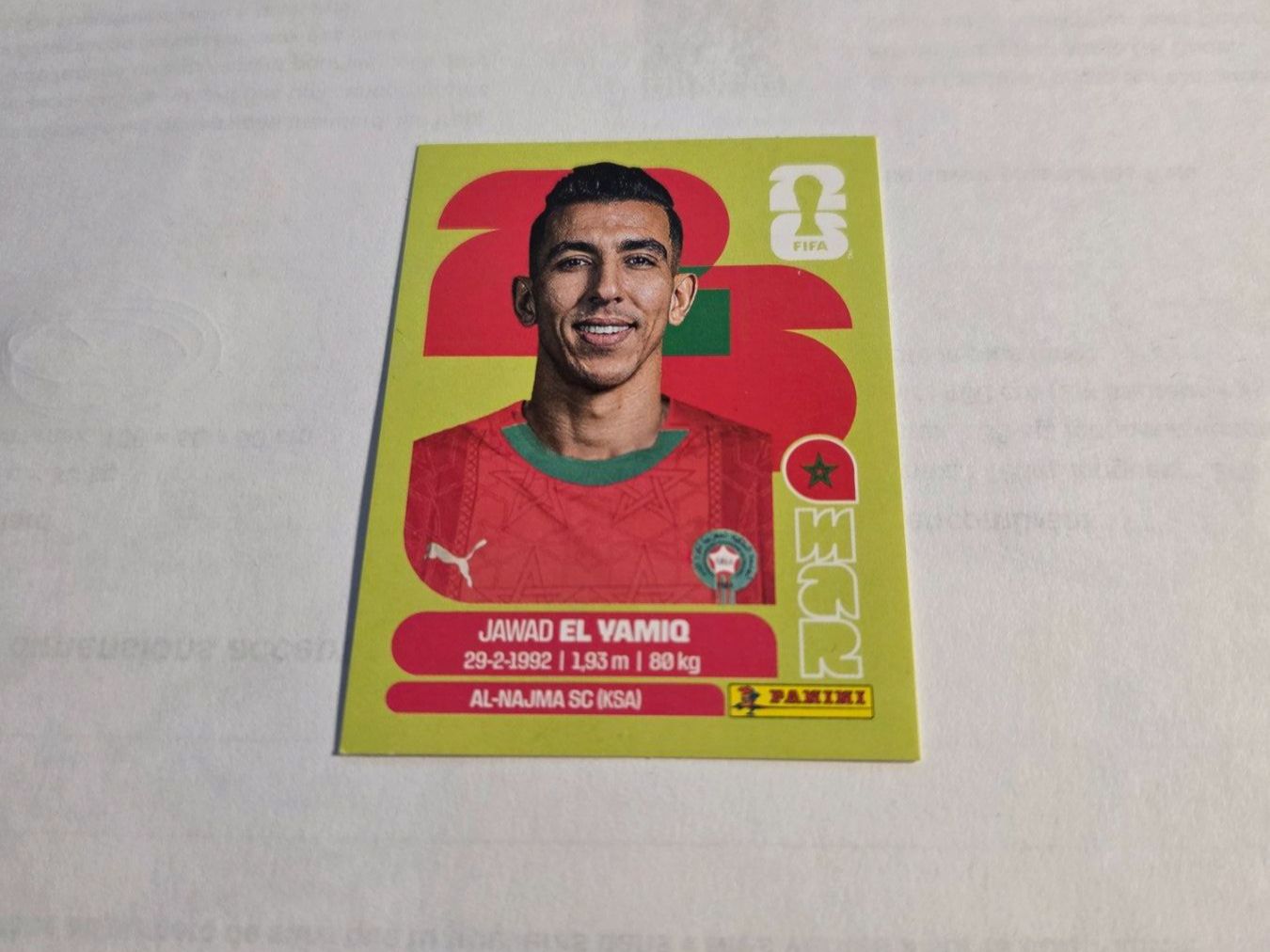 Panini Sammelbilder & Trading cards: Panini  2026 JAWAD EL VAMIQ MAR 8 – Neu (gemäss Beschreibung) aus Grand-Lancy von Seo67