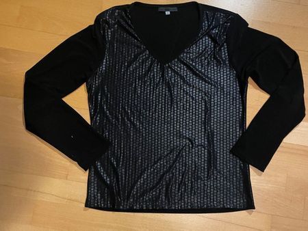 Vintage Disco / Party Shirt DJ Driver, Lederoptik, Gr. M