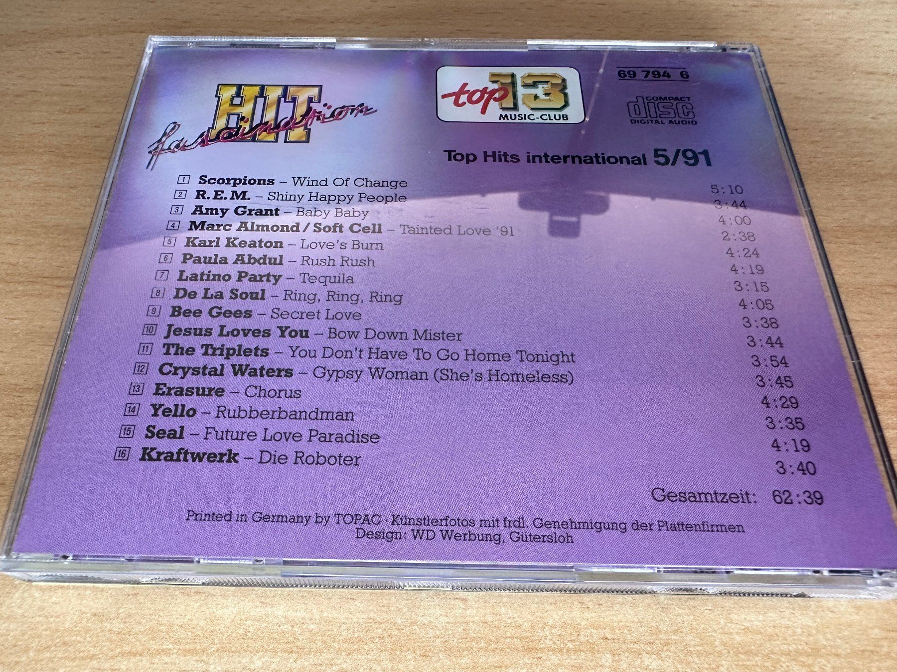 CDs: Various – Hit Fascination 5/91 – Gebraucht aus Rikon im Tösstal von Alpenmutz 1