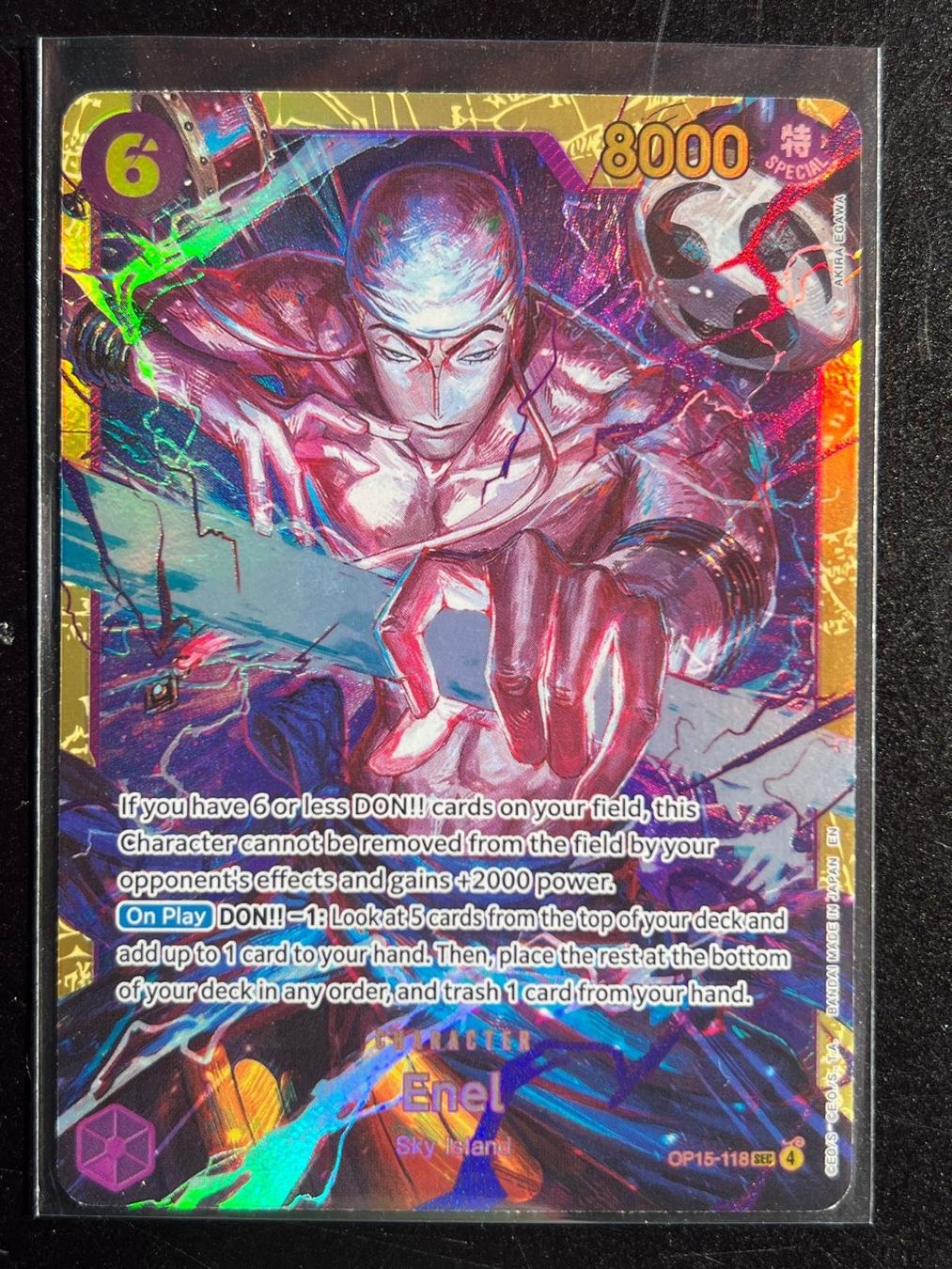 Bandai Carte collezionabili: Enel OP15-118 SEC, Englisch – Nuovo (secondo la descrizione) da Ins venduto da phil_sinn