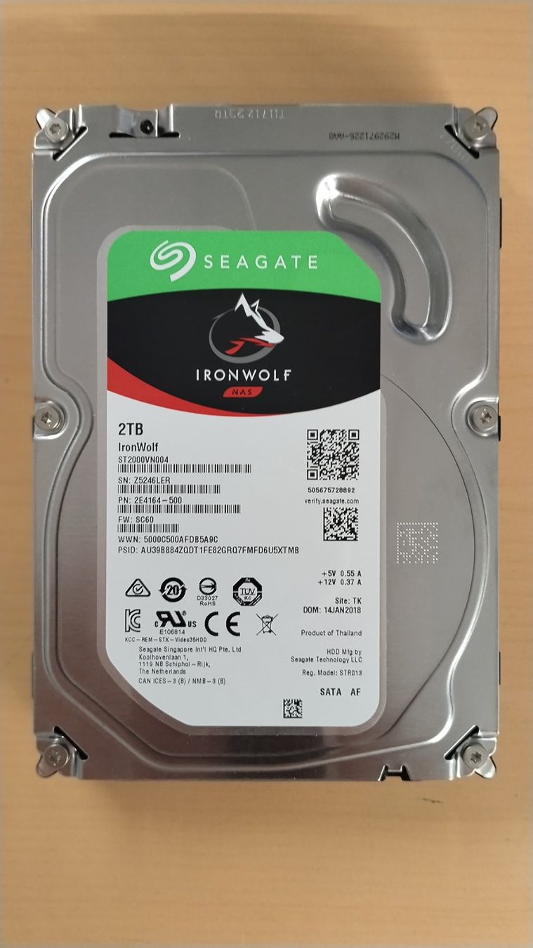 Seagate Disques durs: Seagate IronWolf 2TB HDD ST2000VN004 gewipt – D'occasion à Wallisellen par mic_gg2g