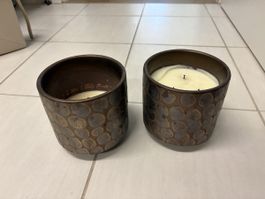 2 candle holder or plant pots