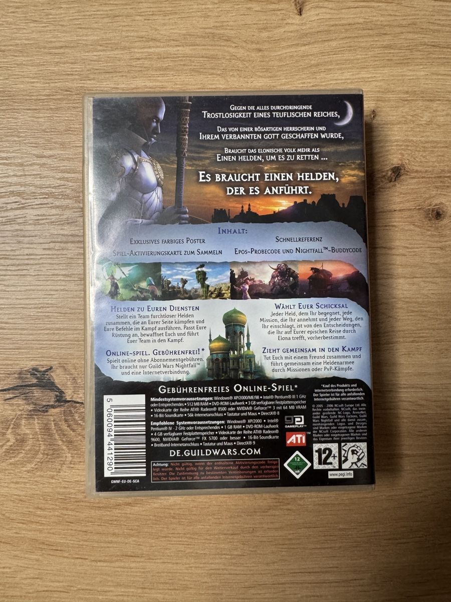 Microsoft Giochi: Guild Wars Nightfall PC Spiel - Retro - komplett! – Usato da Biberist venduto da etesummer 1
