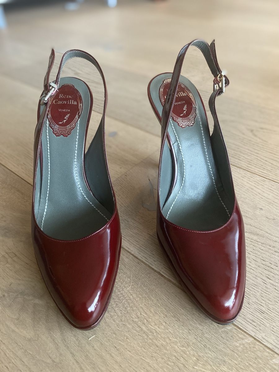 René Caovilla Scarpe da donna: Rene Caovilla Burgundy Pumps EU 38,5 – Usato da Wallisellen venduto da laz_9wsc 1