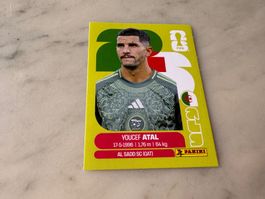 Panini FIFA Fussball WM 2026 Sticker Youcef Atal ALG 4