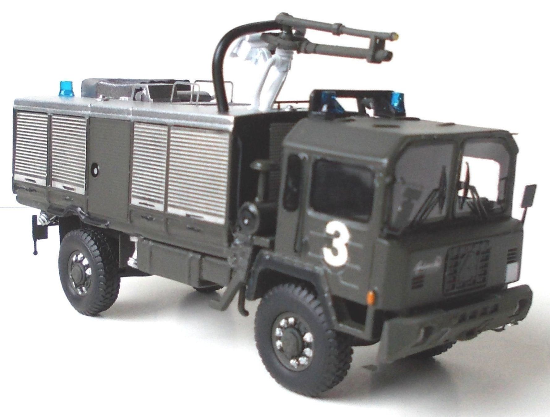 Saurer Modellini d'auto: SAURER 6DM 4X4 FIRE BRIGADE 1:50 TEKHOBY – Nuovo e nell'imballaggio originale da Suhr venduto da Moebelsiralfred