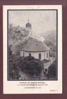 LA CHAUX-DE-FONDS Incendie Temple National 1919 // trous //
