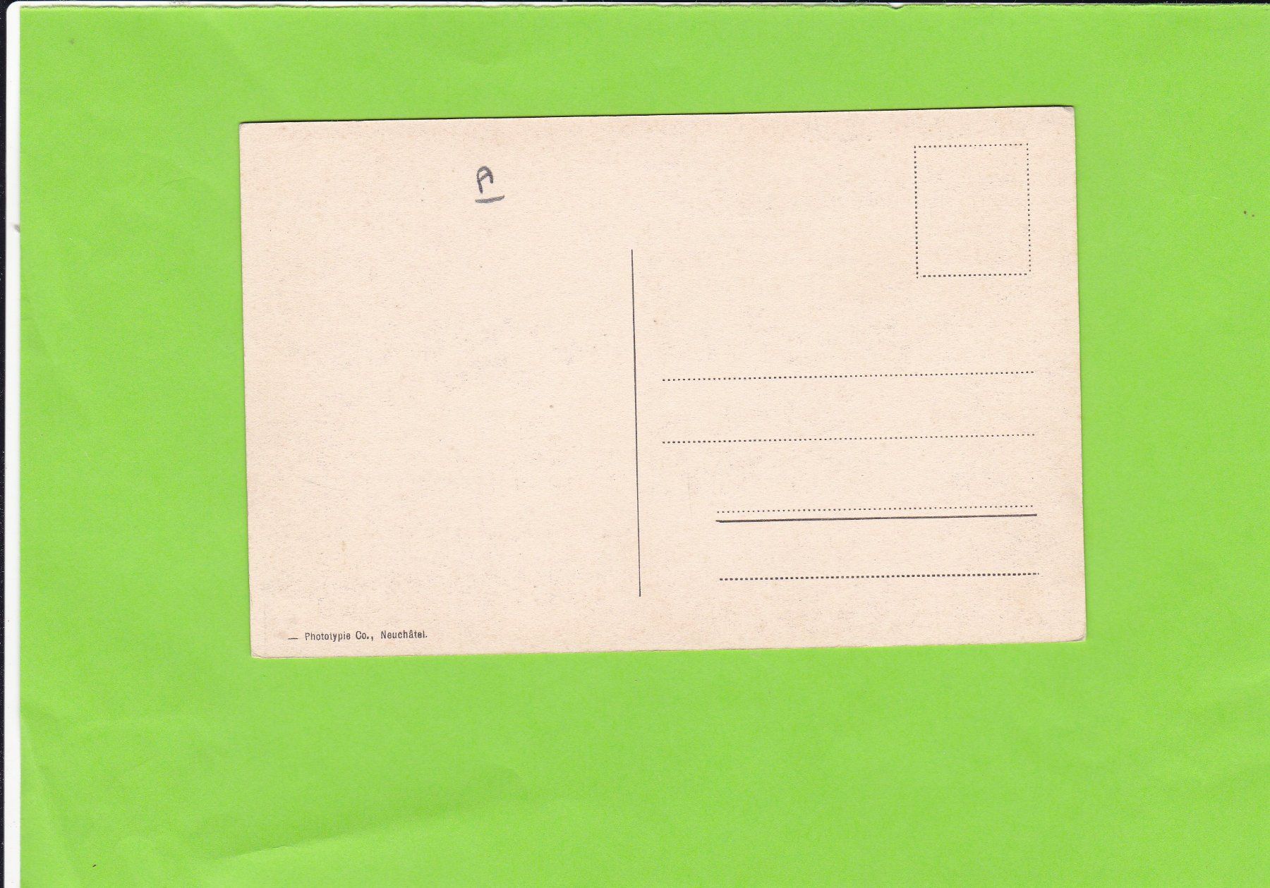 Cartoline postali: Genève-Un coup de bise – Usato da St. Peterzell venduto da neckertal 1