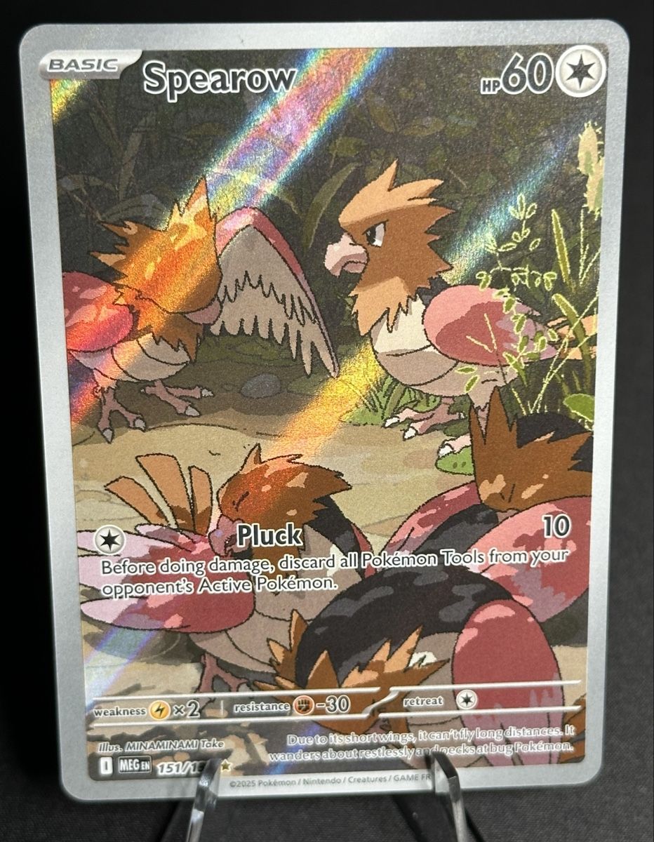 Pokémon Carte collezionabili: Spearow 151/132 Mega Evolution Illustration Rare – Nuovo (secondo la descrizione) da Untersiggenthal venduto da NP_95